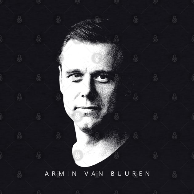 DJ Armin Van Buuren Retro Portrait by LEMESGAKPROVE
